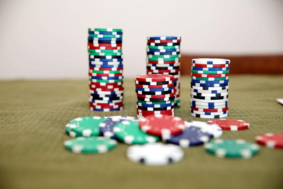 The poker tables