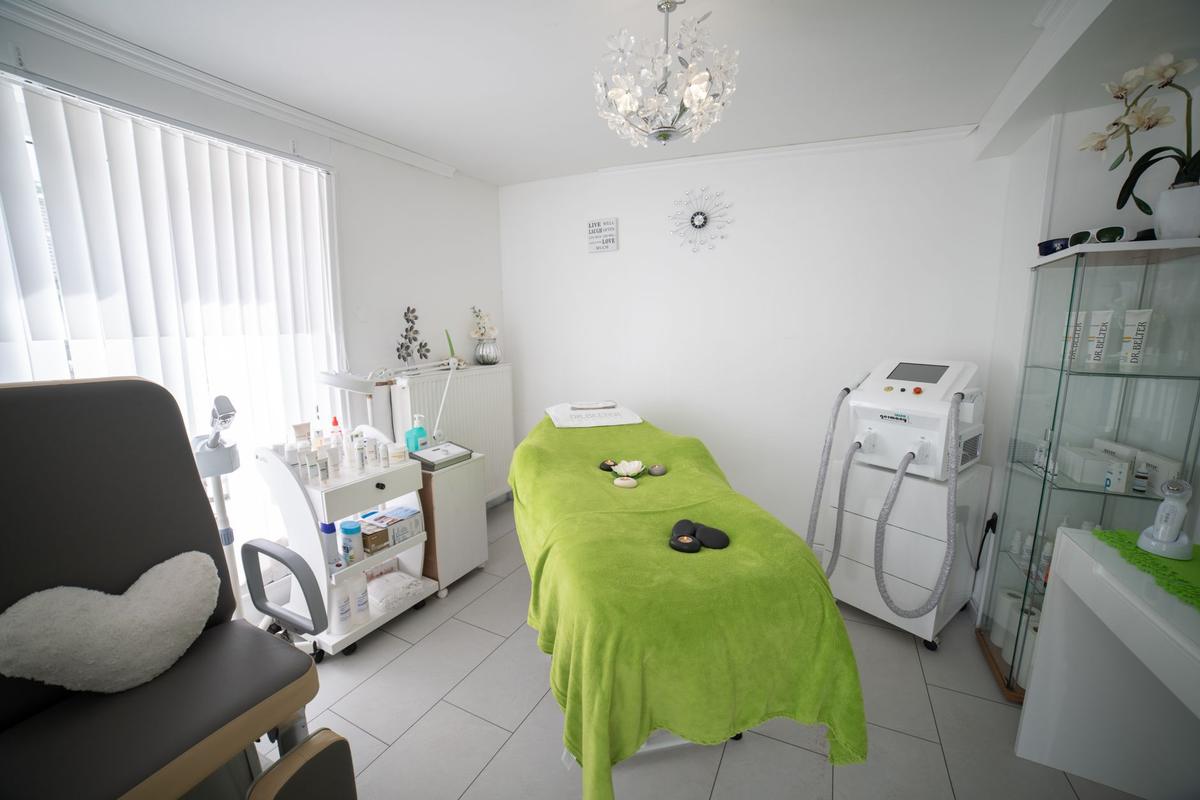 A treatment room at Balaena Spa